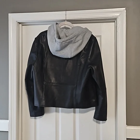 Bagatelle Women's Black Leather Jacket - Picture 6 of 7